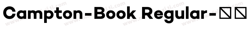 Campton-Book Regular字体转换